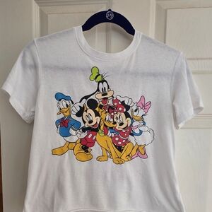 MICKEY MOUSE & FRIENDS (2020) Official Women’s Crop Top T-Shirt Size Small